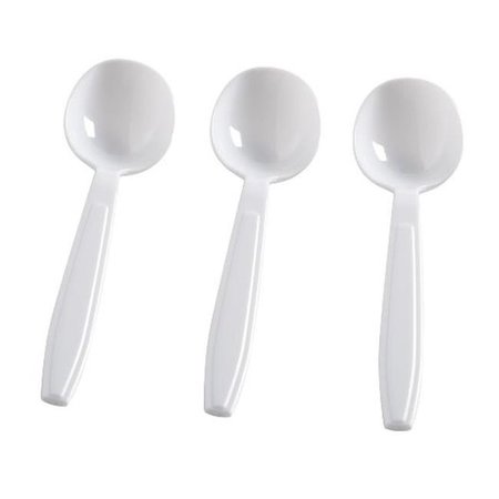 FINELINE SETTINGS Fineline Settings 2505-WH White Soup Spoons- Box 2505-WH